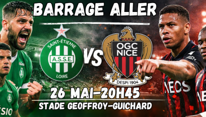 BARRAGE ALLER AS ST ETIENNE - OGCNICE