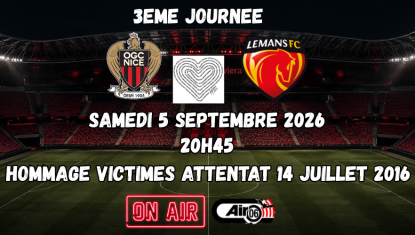 OGC Nice - Le Mans : vivez le match en direct avec Air06