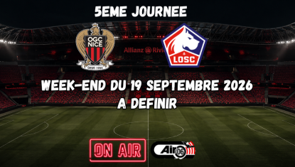 OGCNice - Lille OSC : vivez le match en direct sur Air06