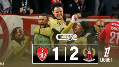 Nice renverse Brest et s’impose à l’extérieur pour la première fois de la saison (1-2)